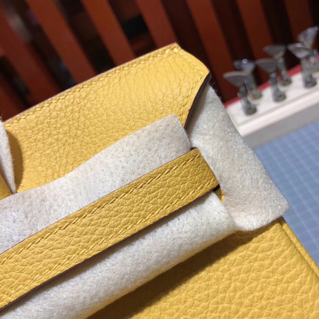 エルメス バーキン25 ジョーヌドール トゴ シルバー金具