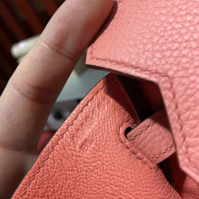 エルメス バーキン25 フラミンゴ トゴ シルバー金具