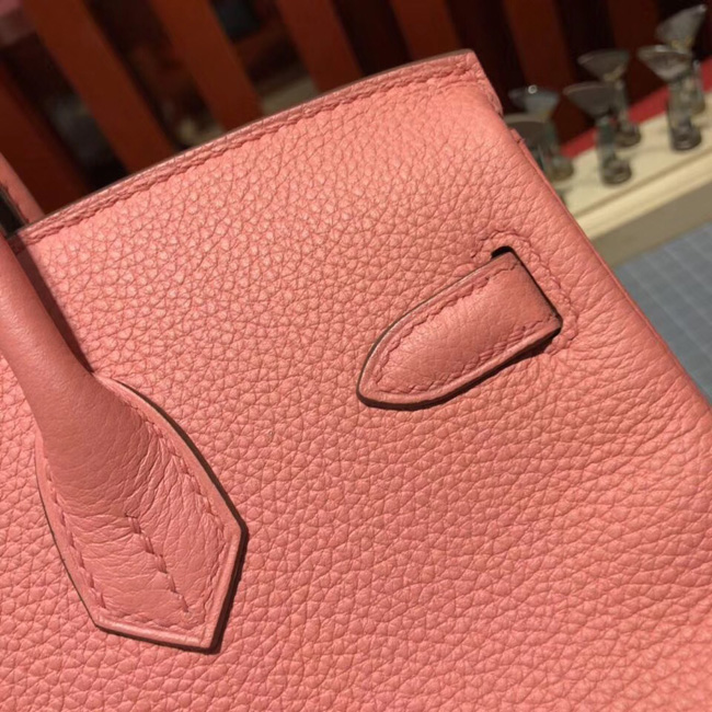 エルメス バーキン25 フラミンゴ トゴ シルバー金具