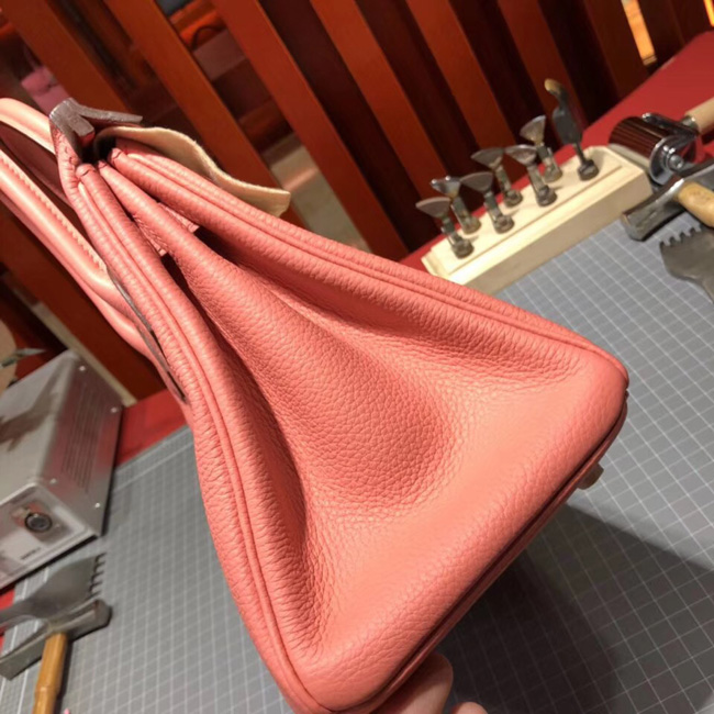 エルメス バーキン25 フラミンゴ トゴ シルバー金具
