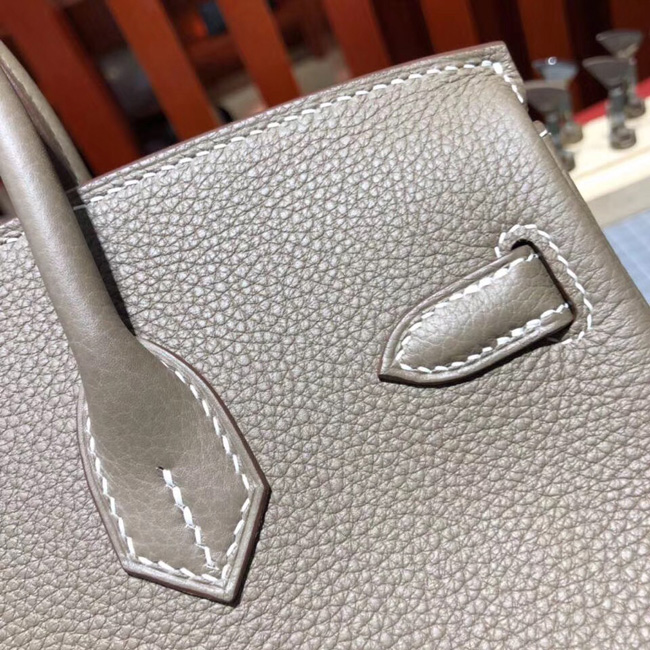 エルメス バーキン25 エトゥープ トゴ ゴールド金具
