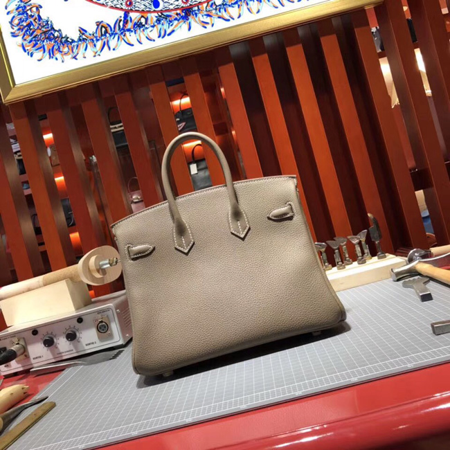 エルメス バーキン25 エトゥープ トゴ ゴールド金具
