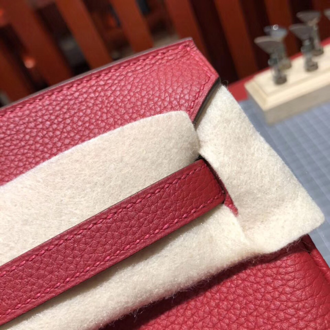 エルメス バーキン25 ルビー トゴ ゴールド金具