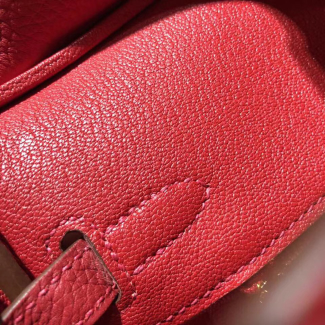 エルメス バーキン25 ルビー トゴ ゴールド金具