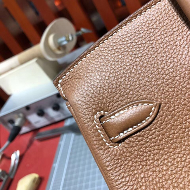 エルメス バーキン25 ゴールド トゴ シルバー金具