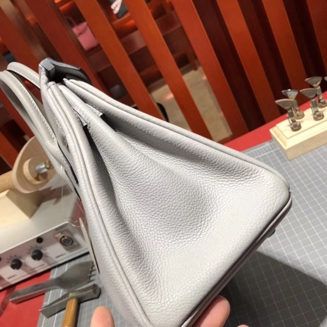 エルメス バーキン25 ベトン トゴ シルバー金具