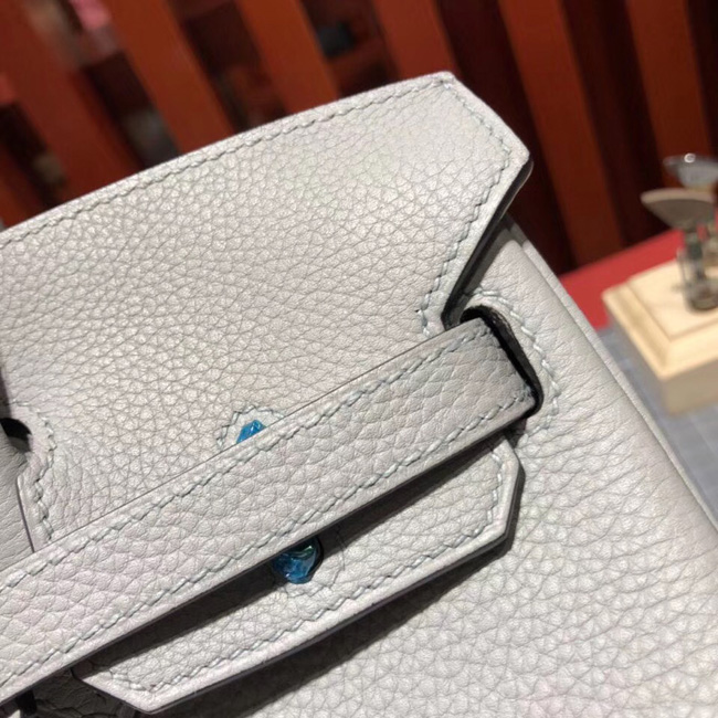 エルメス バーキン25 ベトン トゴ シルバー金具