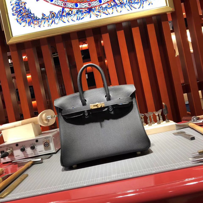 エルメス バーキン25 エタン トゴ ゴールド金具