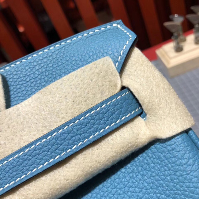 エルメス バーキン25 ブルージーン トゴ ゴールド金具