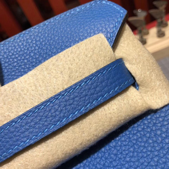 エルメス バーキン25 ブルータラサ トゴ ゴールド金具