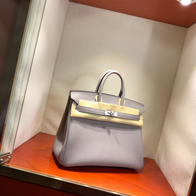 エルメス バーキン25 グリムエット トゴ シルバー金具