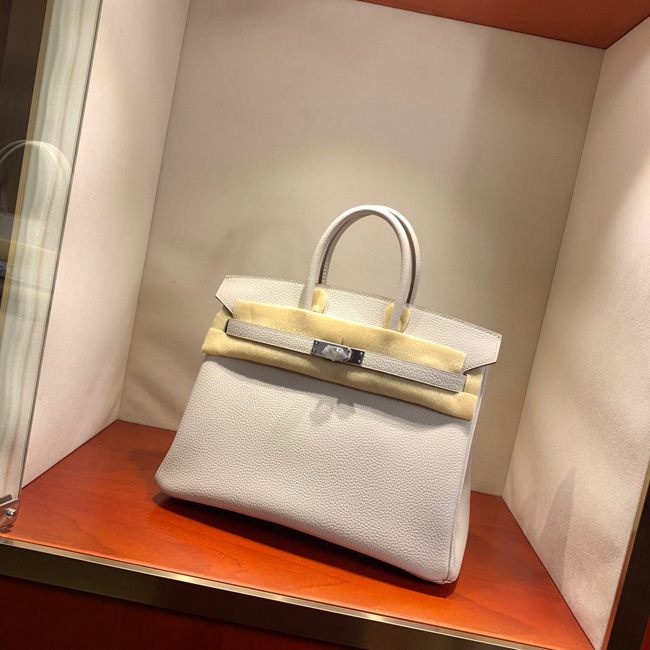 エルメス バーキン25 クレ トゴ シルバー金具