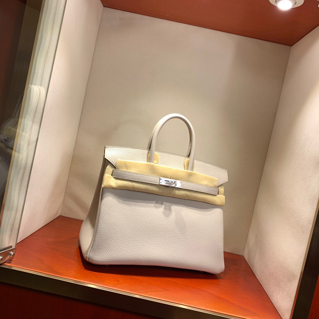 エルメス バーキン25 クレ トゴ シルバー金具