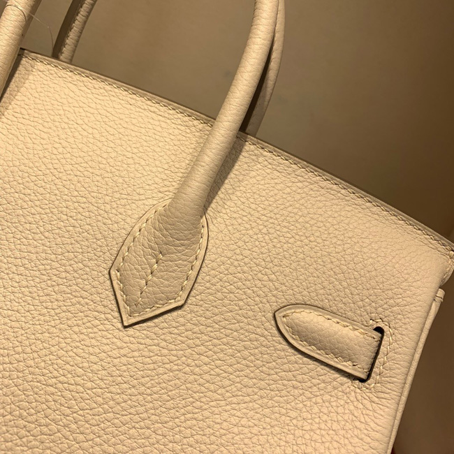 エルメス バーキン25 クレ トゴ シルバー金具