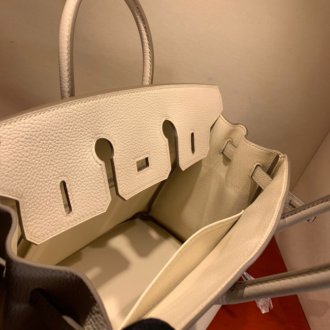 エルメス バーキン25 クレ トゴ シルバー金具