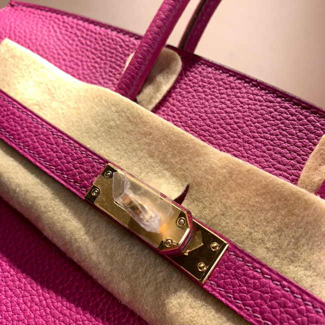 エルメス バーキン25 ローズパープル トゴ ゴールド金具