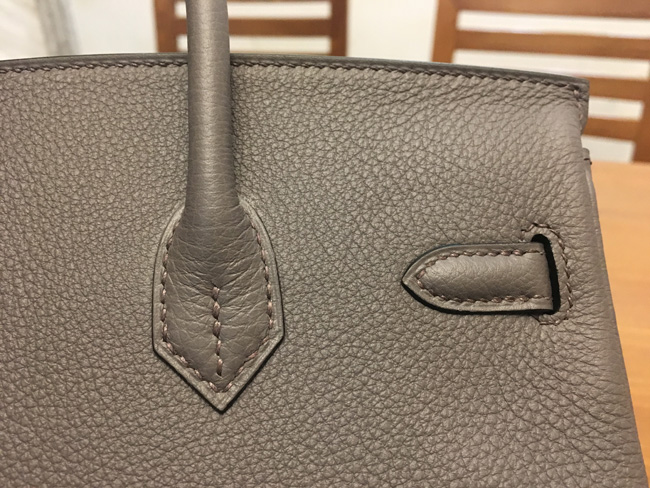 エルメス バーキン25 エタン トゴ シルバー金具