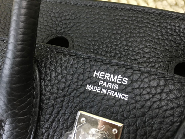 エルメス バーキン25 クロ トゴ シルバー金具