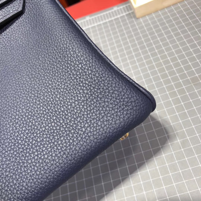 エルメス バーキン25 ブルーニュイ トゴ ゴールド金具