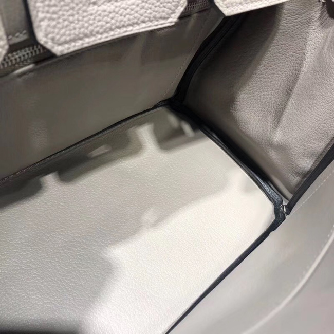 エルメス バーキン25 ブルーグラシエ トゴ シルバー金具
