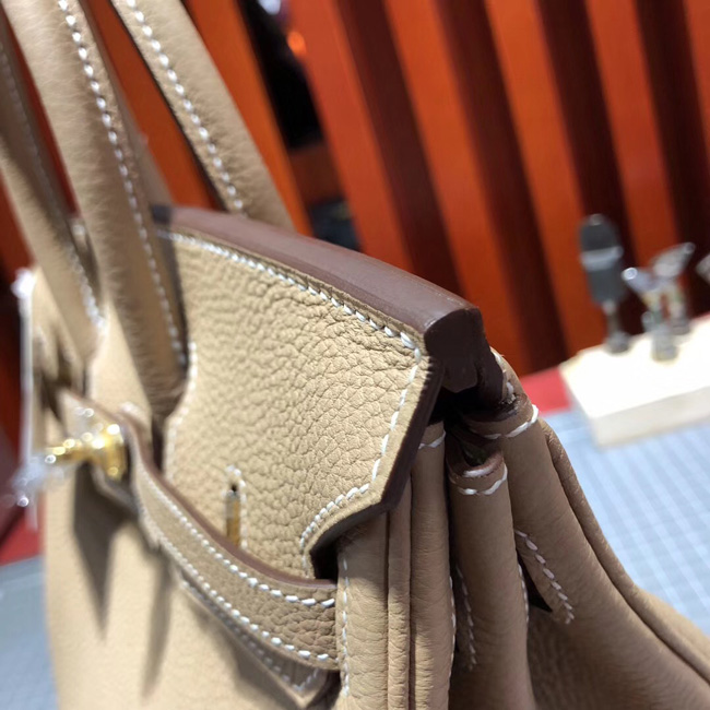 エルメス バーキン25 タバックキャメル トゴ ゴールド金具