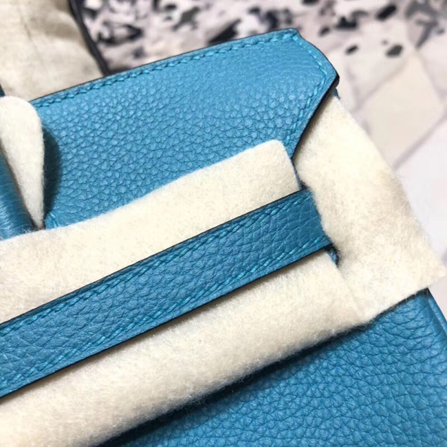 エルメス バーキン25 コバルト トゴ シルバー金具