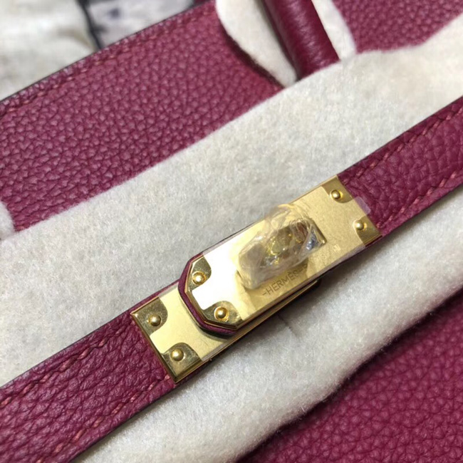 エルメス バーキン25 トスカ トゴ ゴールド金具