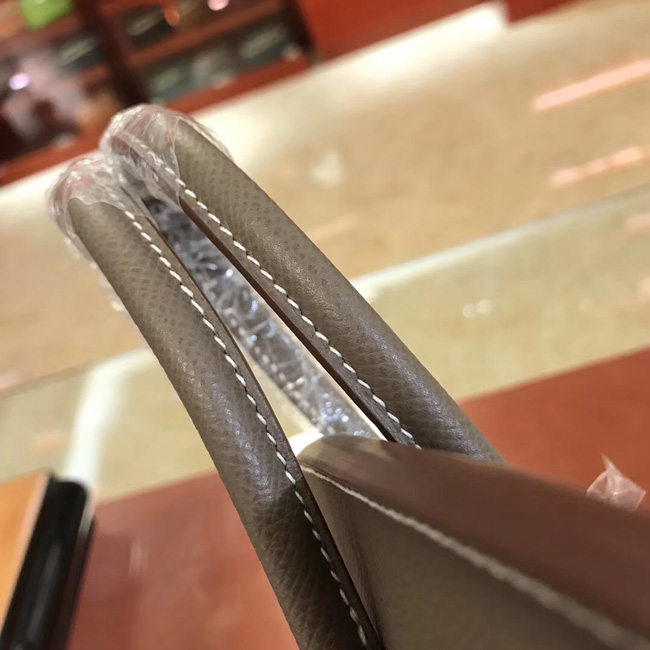 エルメス バーキン25 エトゥープ ヴォーエプソン シルバー金具