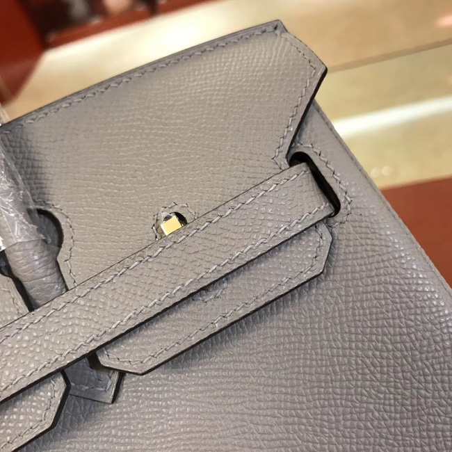 エルメス バーキン25 グリアスファルト ヴォーエプソン ゴールド金具