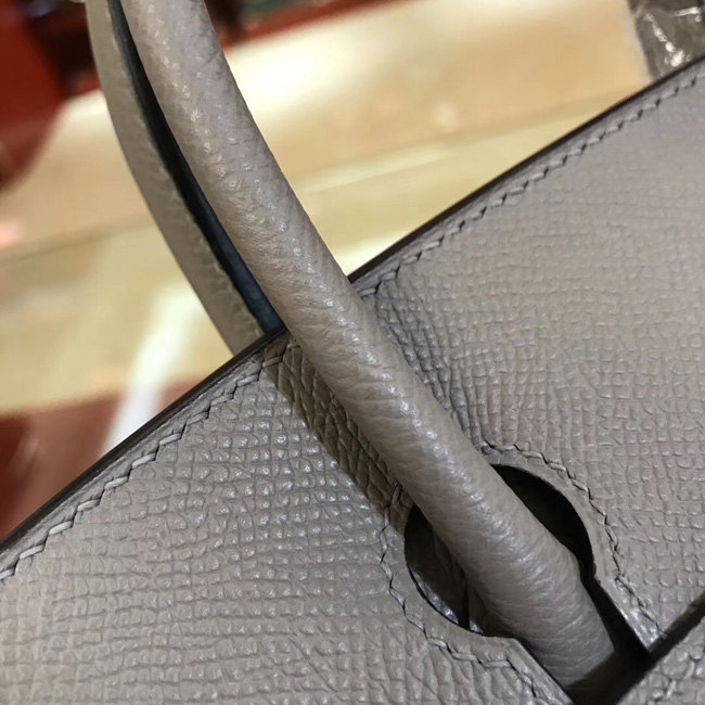 エルメス バーキン25 グリアスファルト ヴォーエプソン ゴールド金具