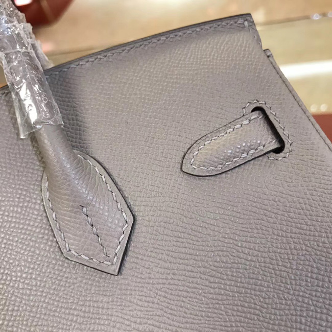 エルメス バーキン25 グリアスファルト ヴォーエプソン ゴールド金具