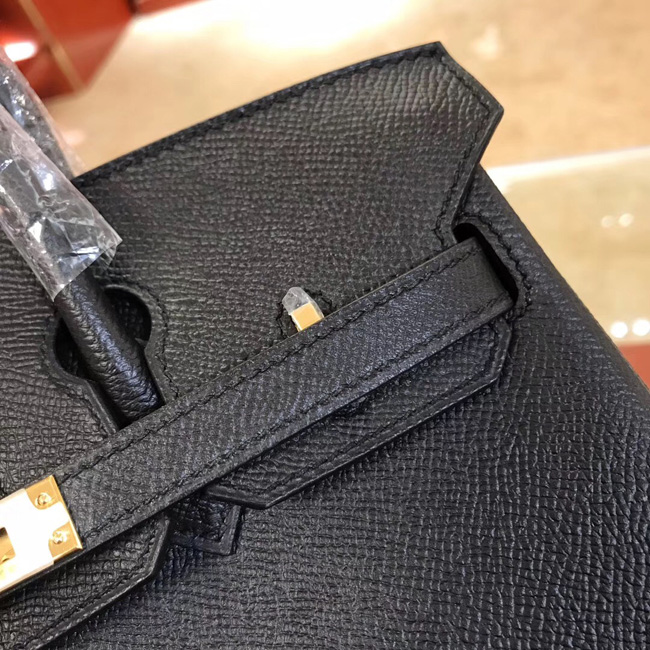 エルメス バーキン25 ブラック ヴォーエプソン ゴールド金具