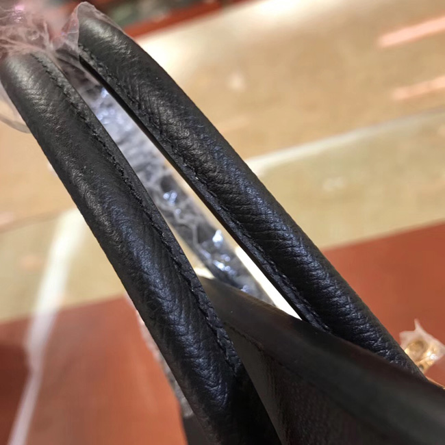 エルメス バーキン25 ブラック ヴォーエプソン ゴールド金具