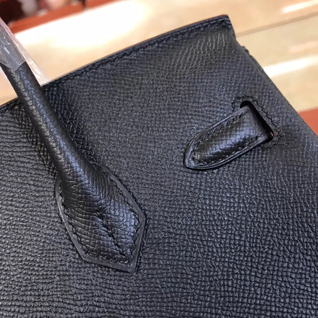 エルメス バーキン25 ブラック ヴォーエプソン ゴールド金具