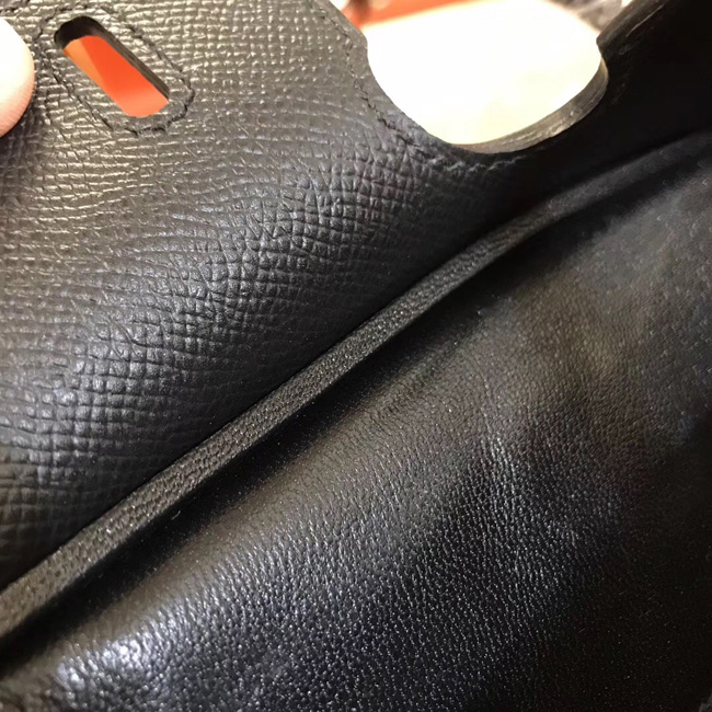 エルメス バーキン25 ブラック ヴォーエプソン ゴールド金具
