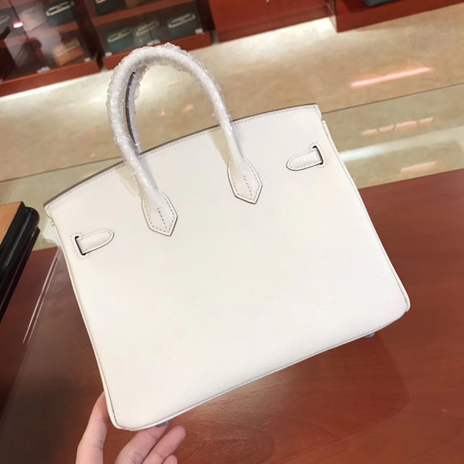 エルメス バーキン25 クレ ヴォーエプソン シルバー金具
