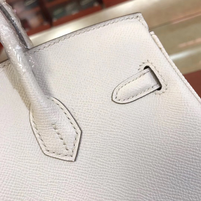 エルメス バーキン25 クレ ヴォーエプソン シルバー金具