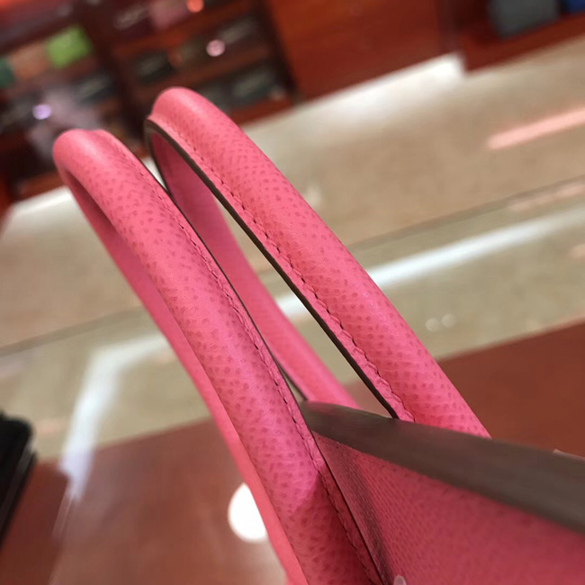 エルメス バーキン25 ローズアザレ ヴォーエプソン シルバー金具