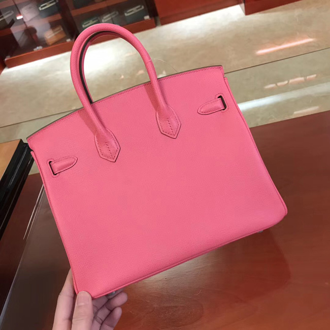 エルメス バーキン25 ローズアザレ ヴォーエプソン シルバー金具