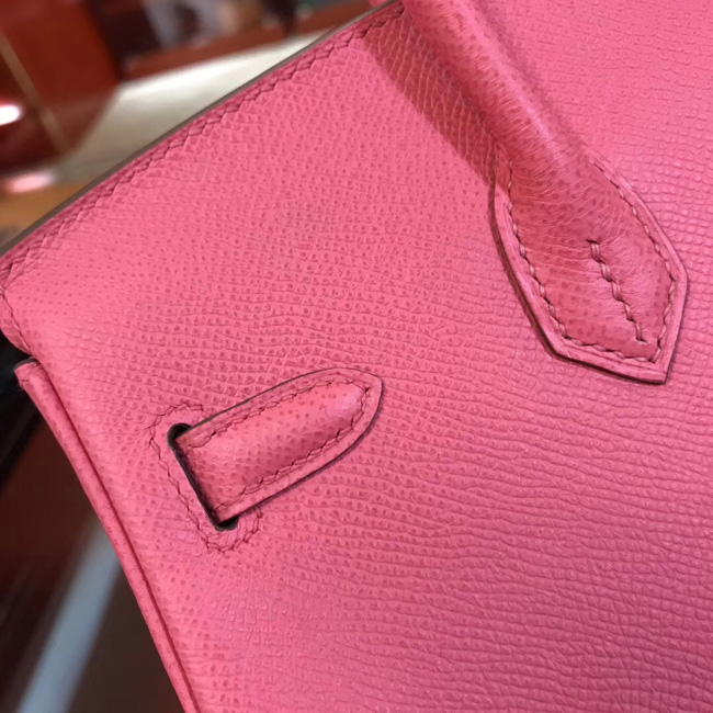 エルメス バーキン25 ローズアザレ ヴォーエプソン シルバー金具