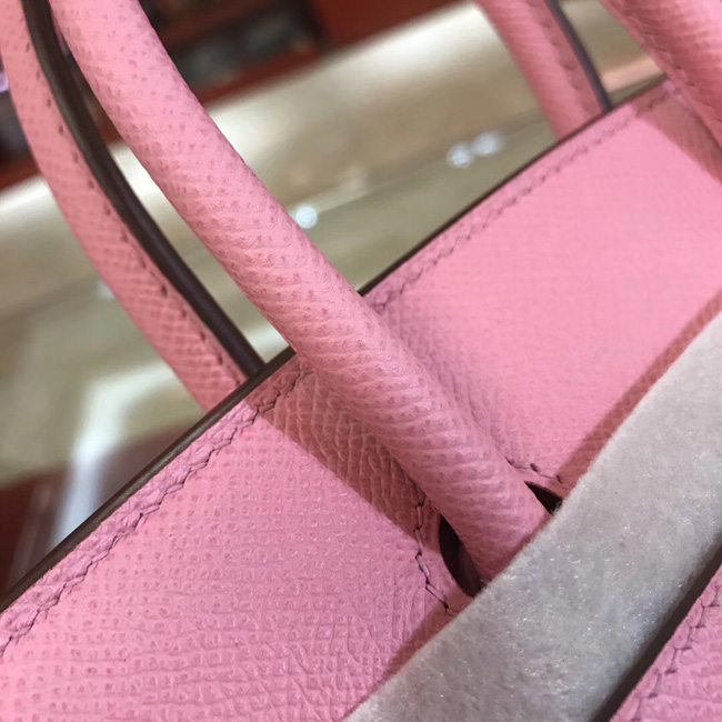 エルメス バーキン25 ピンク ヴォーエプソン シルバー金具