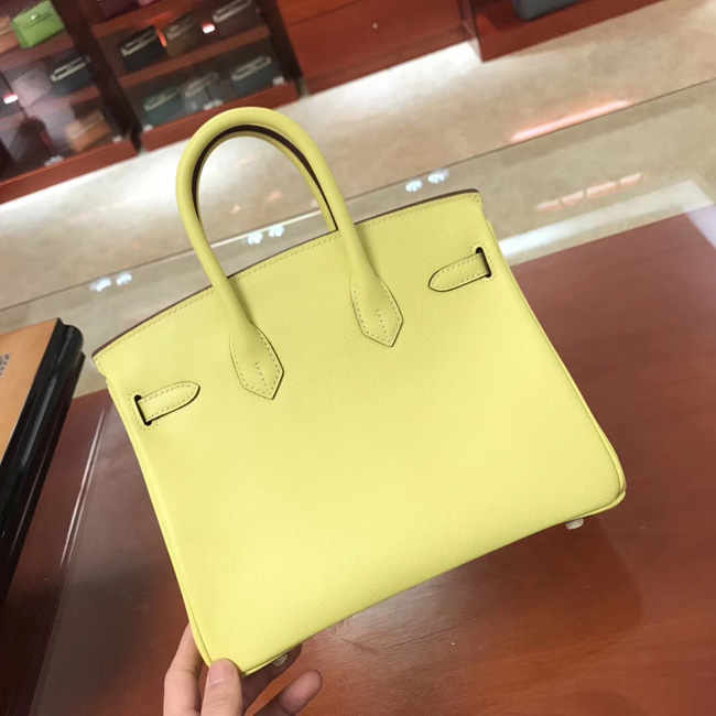 エルメス バーキン25 スフレ ヴォーエプソン シルバー金具