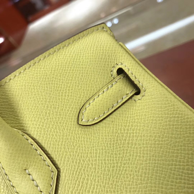 エルメス バーキン25 スフレ ヴォーエプソン シルバー金具