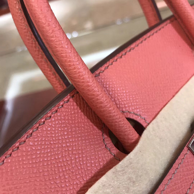 エルメス バーキン25 フラミンゴ ヴォーエプソン シルバー金具