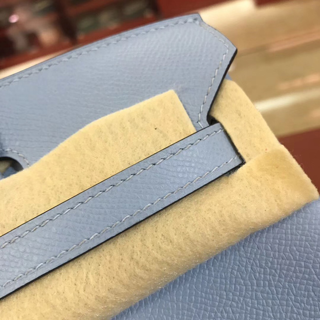 エルメス バーキン25 ブルーラン ヴォーエプソン ゴールド金具