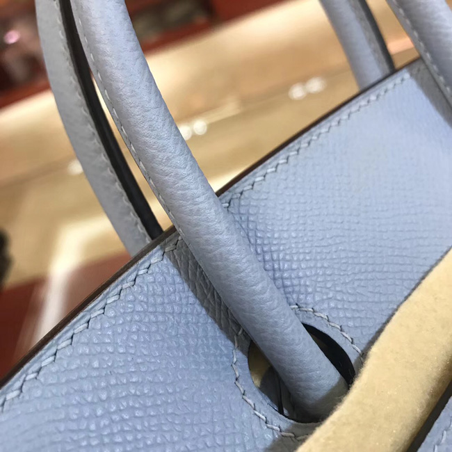 エルメス バーキン25 ブルーラン ヴォーエプソン ゴールド金具