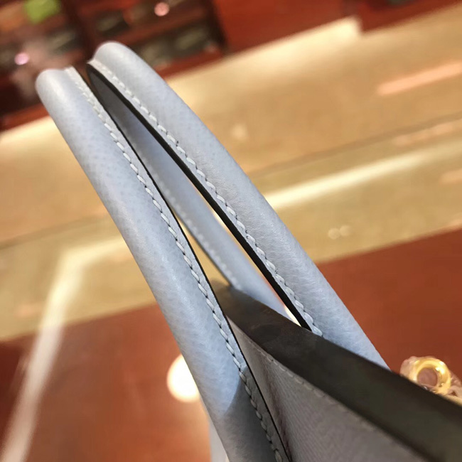 エルメス バーキン25 ブルーラン ヴォーエプソン ゴールド金具