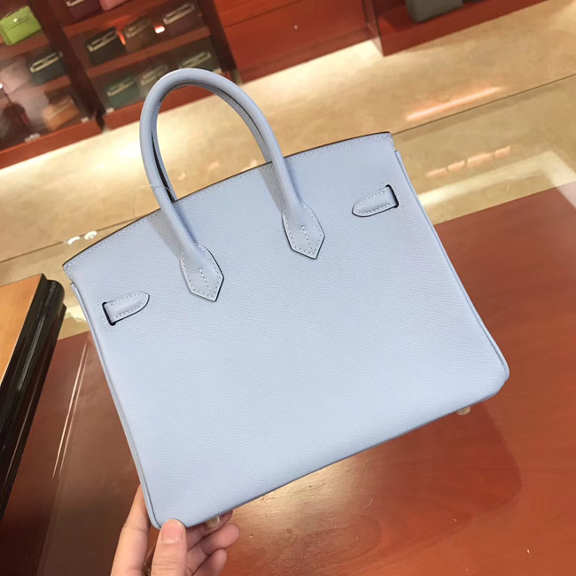エルメス バーキン25 ブルーラン ヴォーエプソン ゴールド金具
