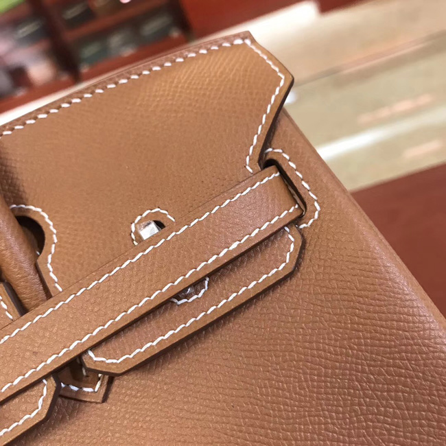 エルメス バーキン25 ゴールド ヴォーエプソン シルバー金具