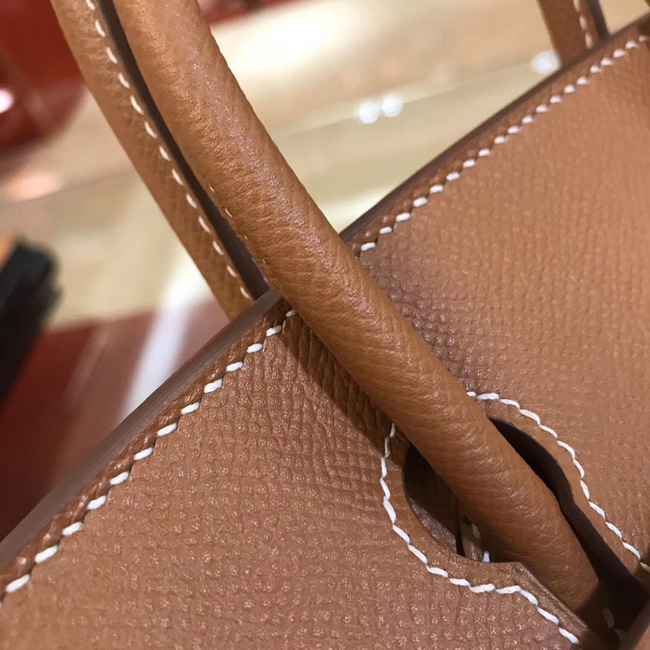 エルメス バーキン25 ゴールド ヴォーエプソン シルバー金具
